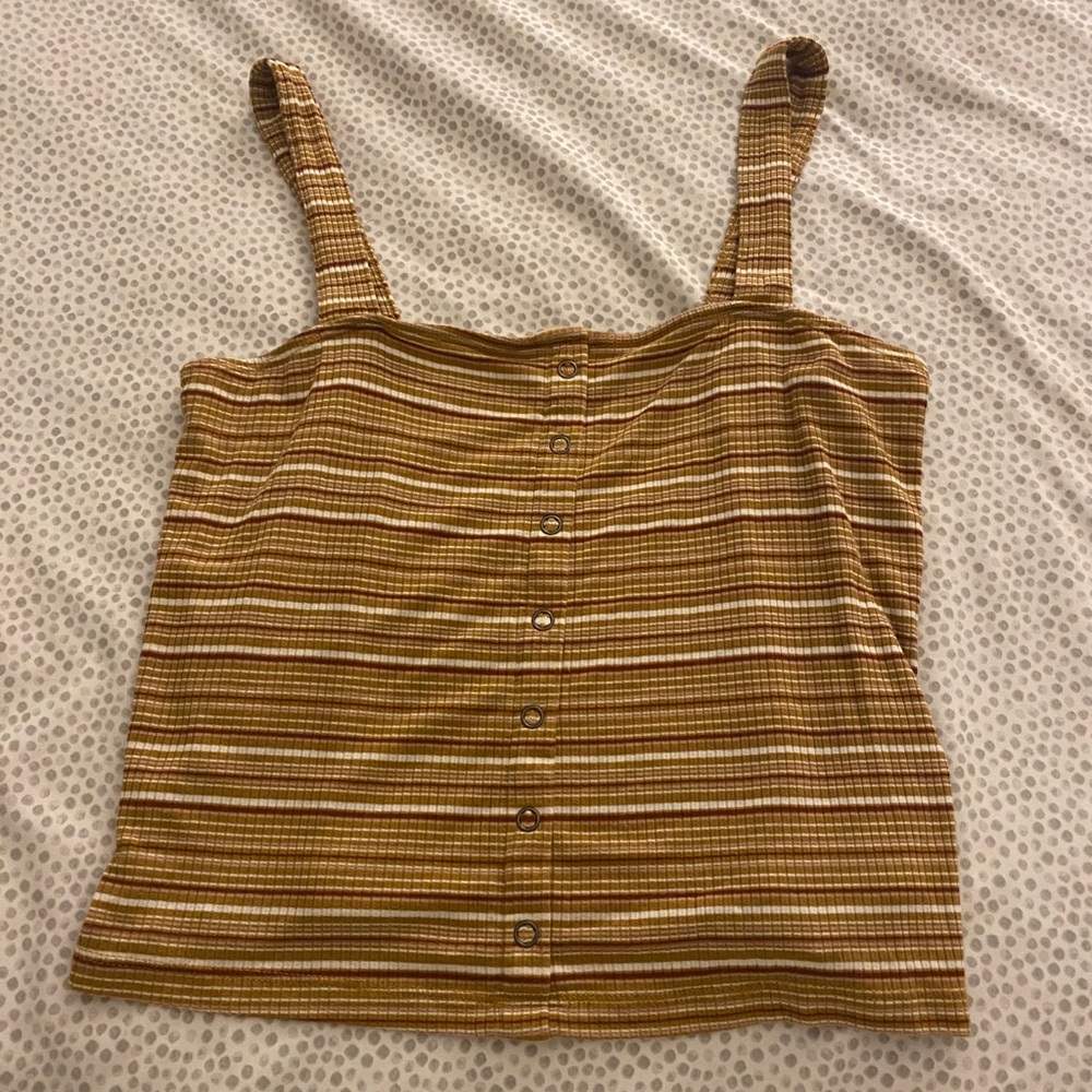 American Eagle Button Up Tank Top